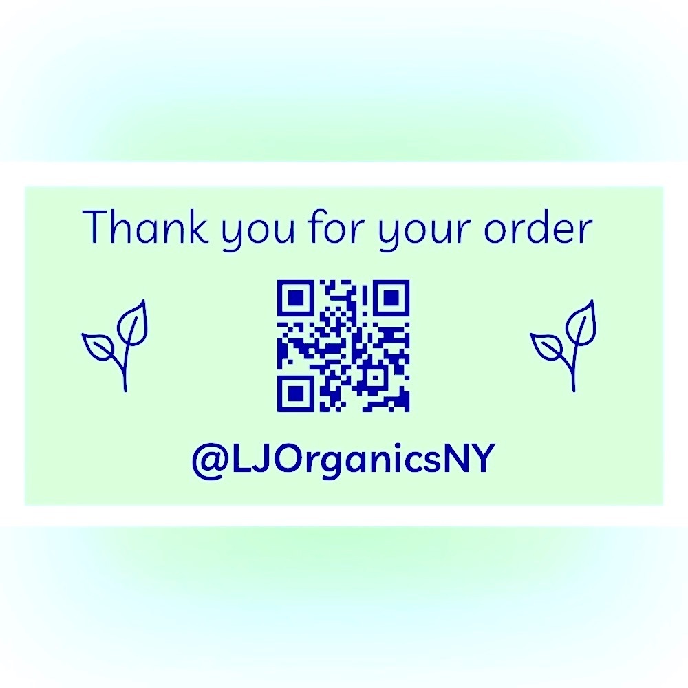 30 CUSTOM STICKERS - 2” x 1” - THANK YOU FOR YOUR ORDER - W/ CLOSET NAME & QR